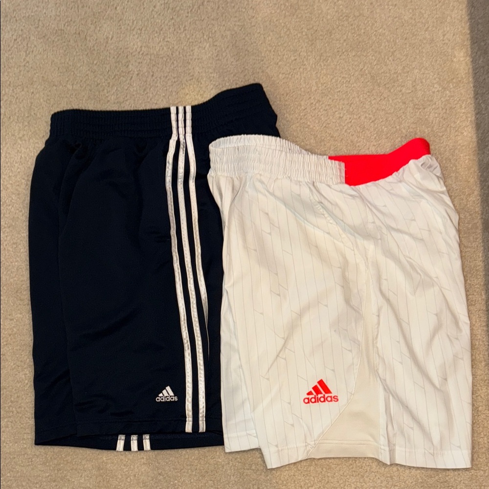 Adidas Mens athletic shorts set of two one pair is Adizero